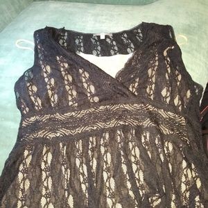 Ny collections 2x blk lace dress